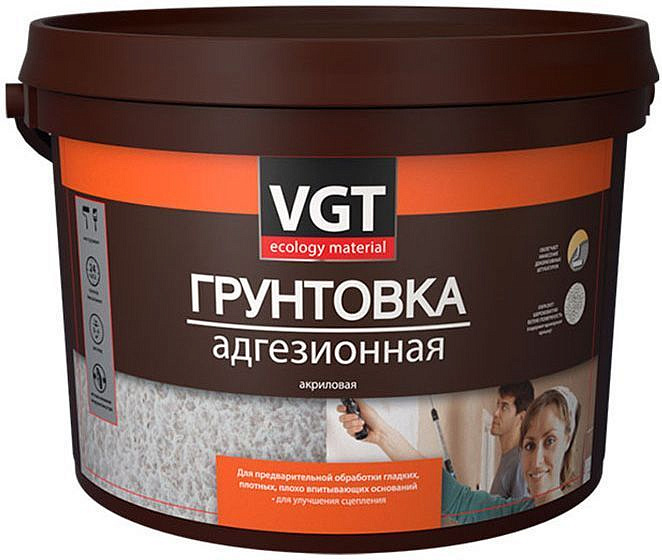 ВГТ грунтовка адгезионная акриловая под декоративные штукатурки (16кг) — в интернет-магазине «Ремонт 3000»