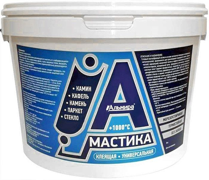 АЛЬМИРА мастика клеящая жаростойкая (9кг) — в интернет-магазине «Ремонт 3000»