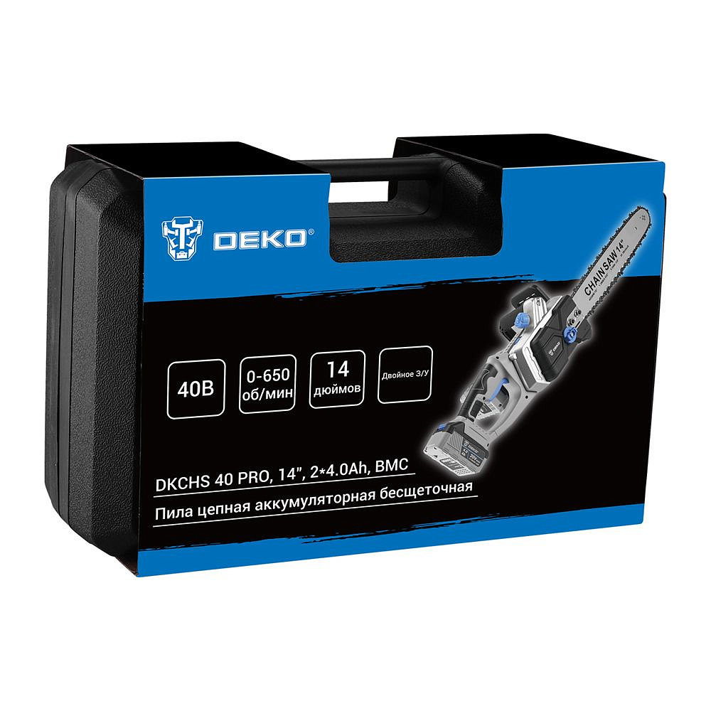 ДЕКО DKCHS40PRO пила аккумуляторная 40В - 5 — в интернет-магазине «Ремонт 3000»