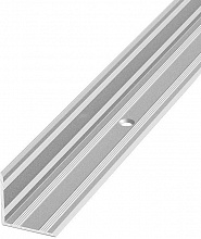 ЛУКА порог угловой внутренний 20х20мм серебро (0,9м) — в интернет-магазине «Ремонт 3000»