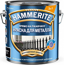 ТОПГРЕЙД / ХАММЕРАЙТ краска по ржавчине черная гладкая (2л) — в интернет-магазине «Ремонт 3000»
