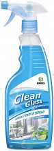 ГРАСС Clean Glass блеск стекол и зеркал (0,6л) голубая лагуна — в интернет-магазине «Ремонт 3000»