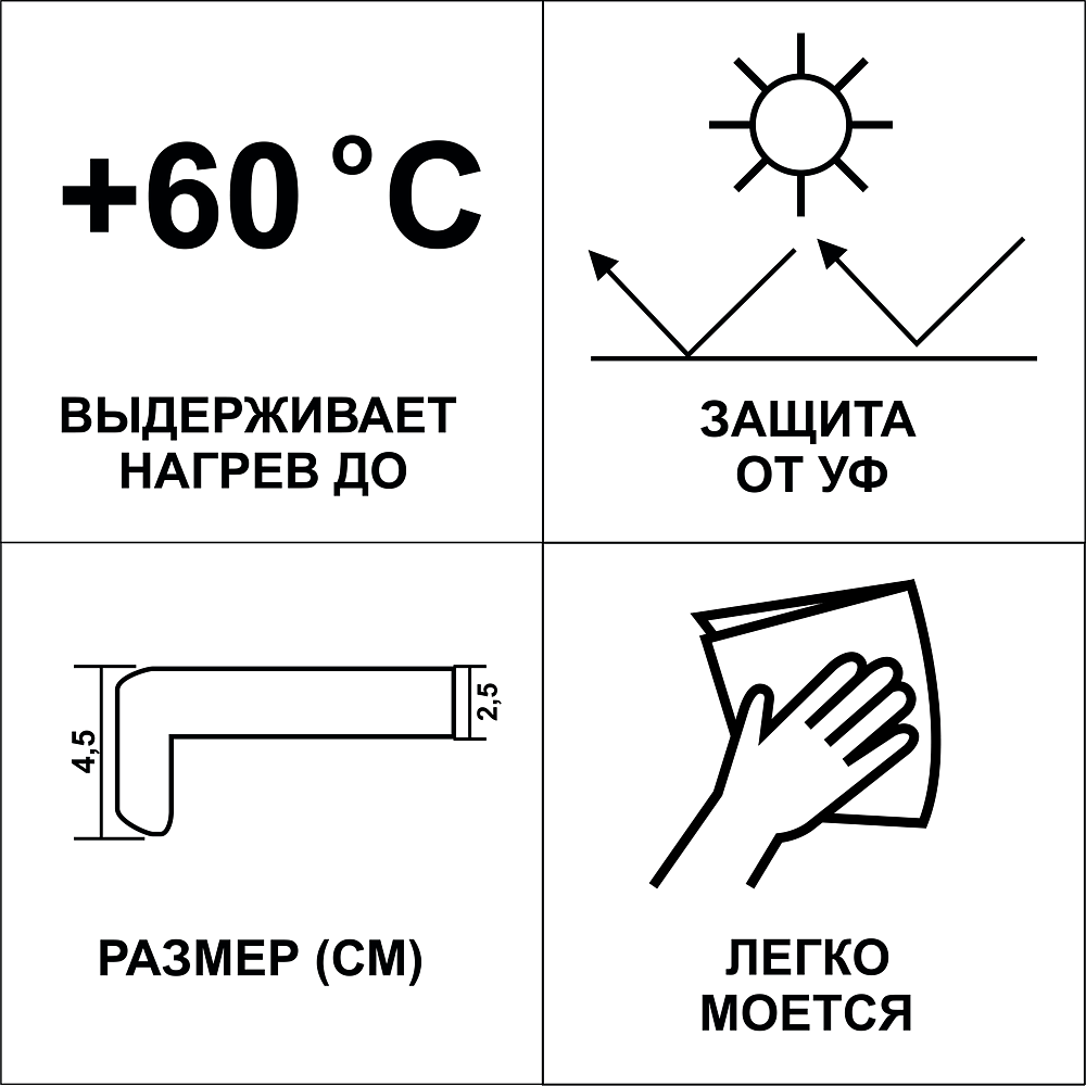 Подоконник ПВХ 100мм белый (1п.м) - 1 — в интернет-магазине «Ремонт 3000»