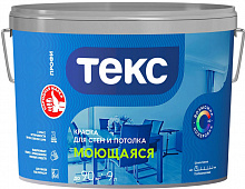 ТЕКС Моющаяся база D прозрачная краска в/д (9л) ПРОФИ — в интернет-магазине «Ремонт 3000»