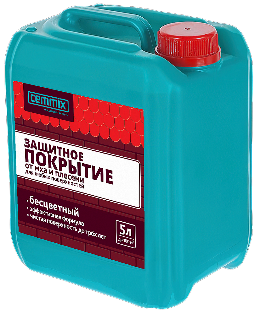 CEMMIX защитное покрытие от грибка и плесени (5л) - 2 — в интернет-магазине «Ремонт 3000»