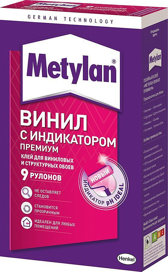 МЕТИЛАН Винил Премиум с индикатором клей обойный (300г) — в интернет-магазине «Ремонт 3000»