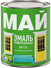 ЯРОСЛАВСКИЕ КРАСКИ Май эмаль ПФ-115 коричневая глянцевая (0,8кг) — в интернет-магазине «Ремонт 3000»