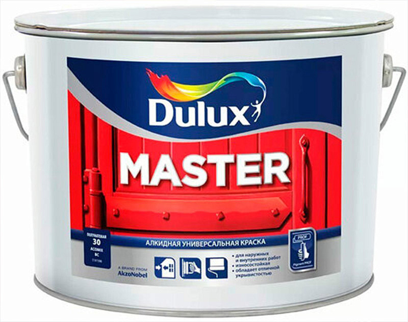 DULUX Мастер 30 база BC прозрачная алкидная краска полуматовая (10л) — в интернет-магазине «Ремонт 3000»
