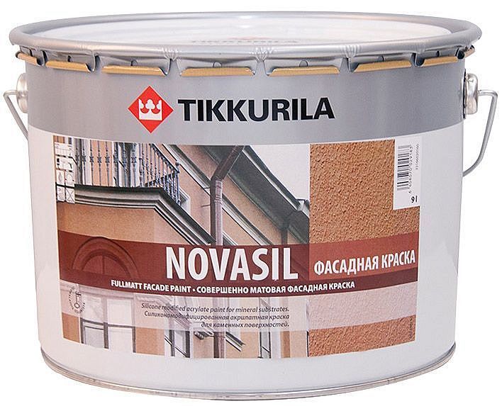 ТИККУРИЛА Новасил база MRА силиконовая фасадная краска (9л)  — в интернет-магазине «Ремонт 3000»