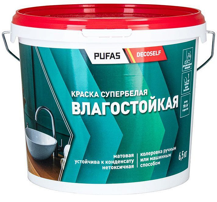 ДЕКОСЕЛФ краска в/д влагостойкая (6,5кг) — в интернет-магазине «Ремонт 3000»