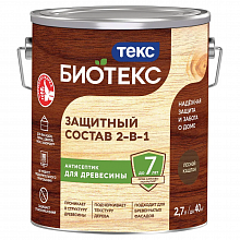 ТЕКС Биотекс антисептик для древесины лесной каштан (2,7л) — в интернет-магазине «Ремонт 3000»