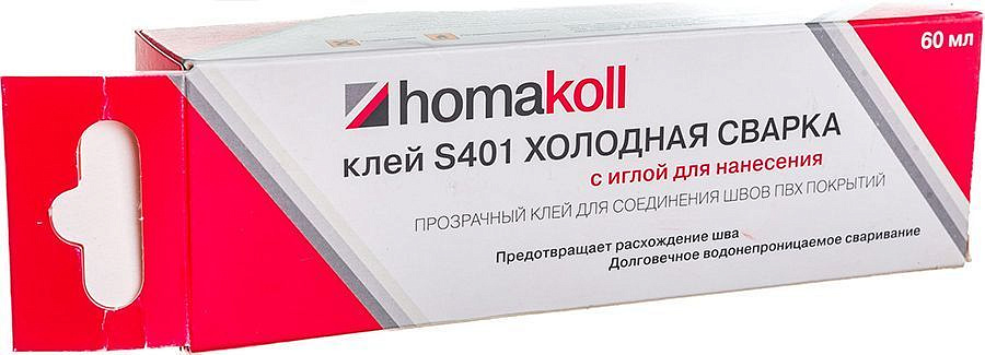 ХОМА Хомаколл S401 клей для линолеума холодная сварка (60мл) - 1 — в интернет-магазине «Ремонт 3000»