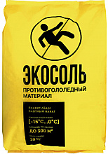 ЭКОСОЛЬ реагент противогололедный до -15C (20кг) — в интернет-магазине «Ремонт 3000»