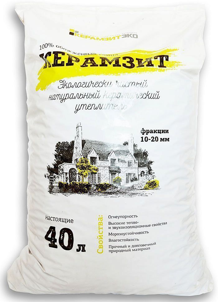 Керамзит фракция 10-20мм (40л) (0,04м3) - 1 — в интернет-магазине «Ремонт 3000»
