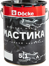 DÖCKE Мастика битумная для гибкой черепицы (5л) — в интернет-магазине «Ремонт 3000»