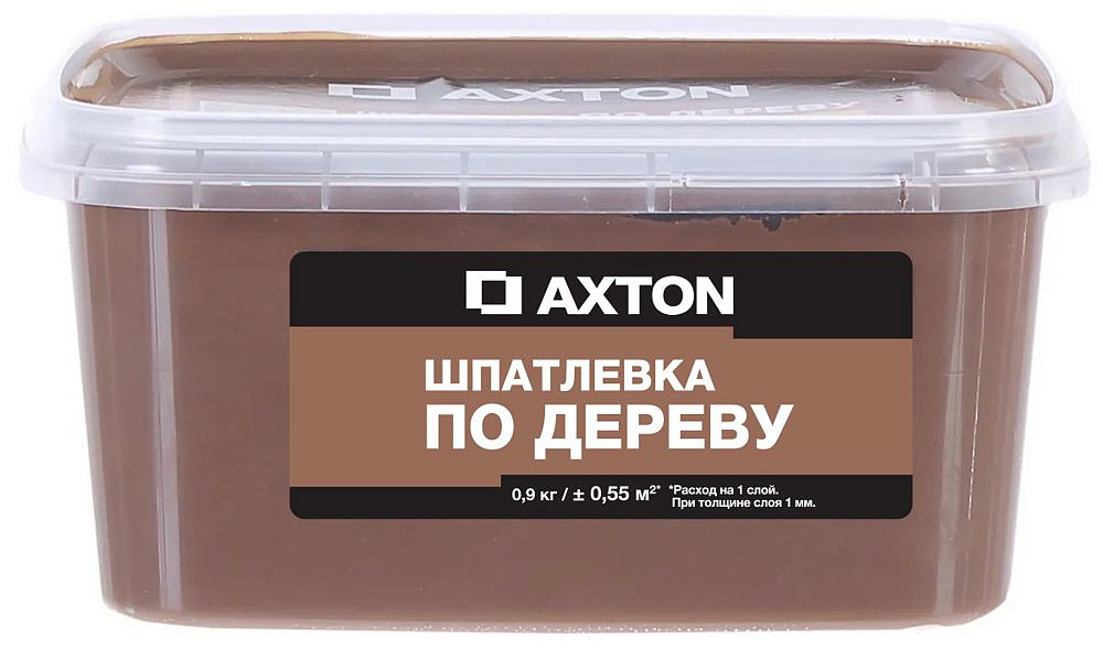 АКСТОН шпаклёвка для дерева хани (0,9кг) — в интернет-магазине «Ремонт 3000»