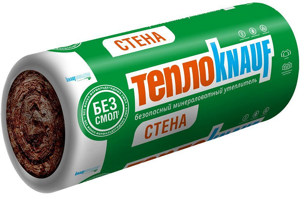 КНАУФ Теплокнауф Стена утеплитель 5740х1220х100мм (7м2) (0,7м3) (1шт) — в интернет-магазине «Ремонт 3000»