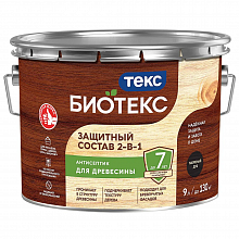 ТЕКС Биотекс антисептик для древесины мореный дуб (9л) — в интернет-магазине «Ремонт 3000»