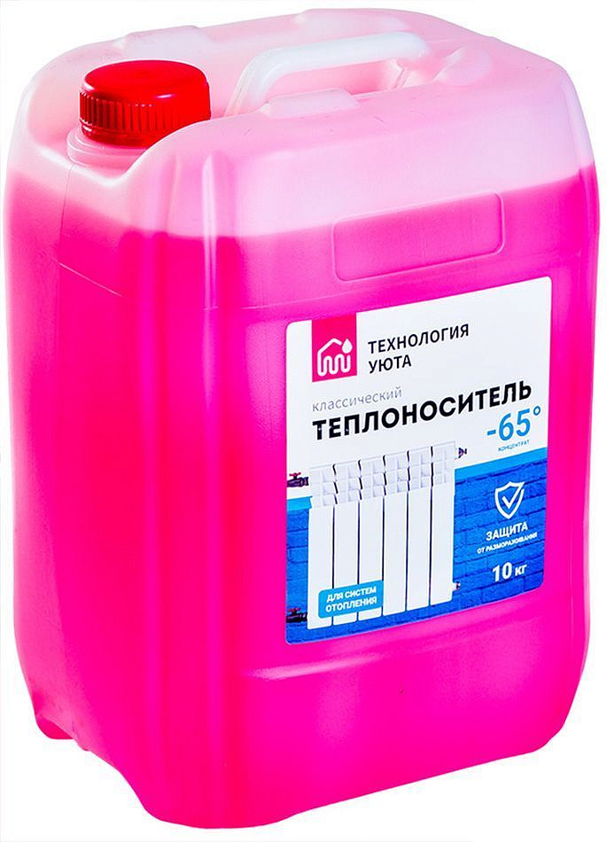 ТЕХНОЛОГИЯ УЮТА теплоноситель этиленгликоль -65С (10кг) - 1 — в интернет-магазине «Ремонт 3000»