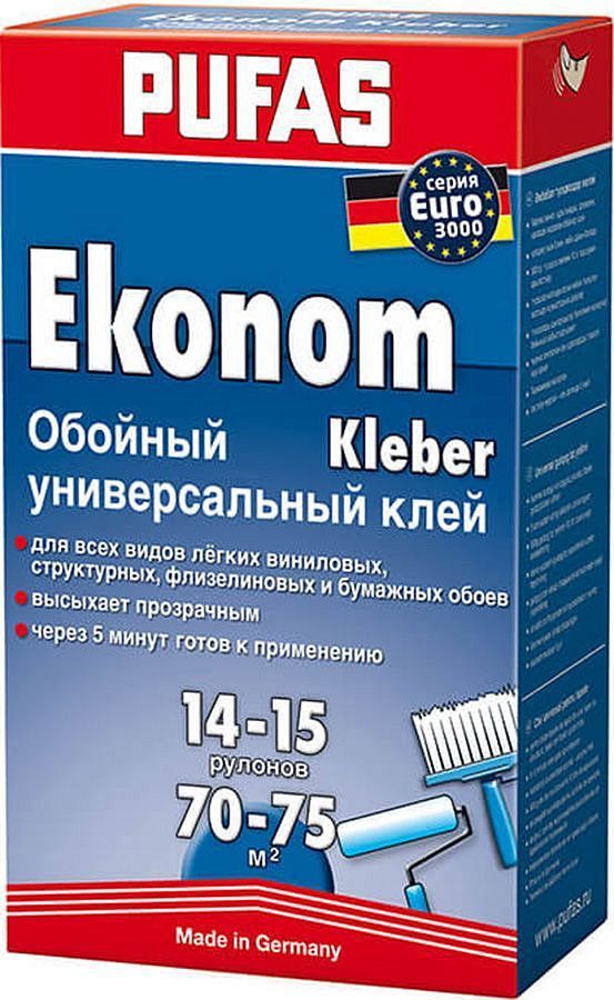 ПУФАС 510 клей для обоев универсальный (0,5кг) — в интернет-магазине «Ремонт 3000»