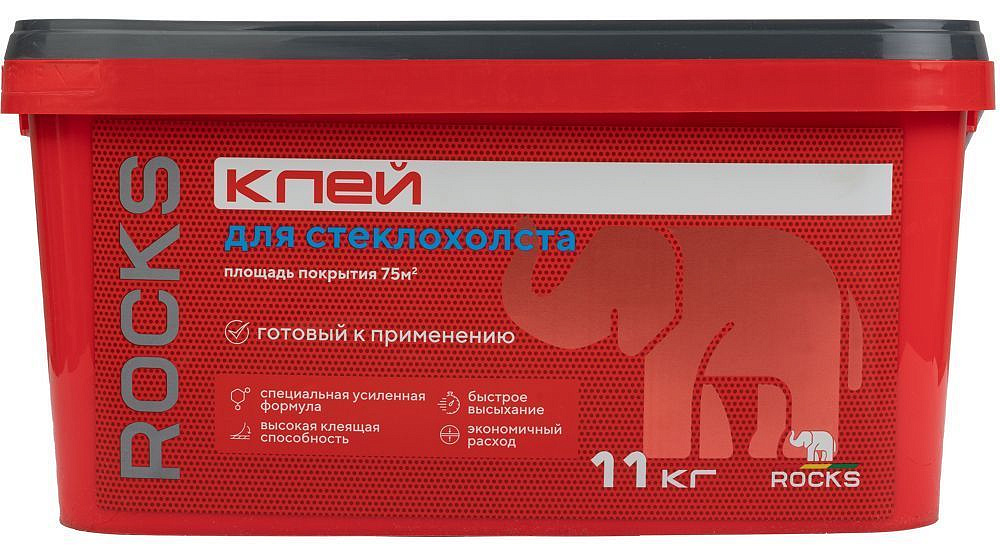 РОКС клей для стеклохолста (11кг) — в интернет-магазине «Ремонт 3000»