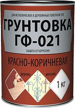 ЭМПИЛС грунтовка ГФ-021 красно-коричневая (1кг) — в интернет-магазине «Ремонт 3000»