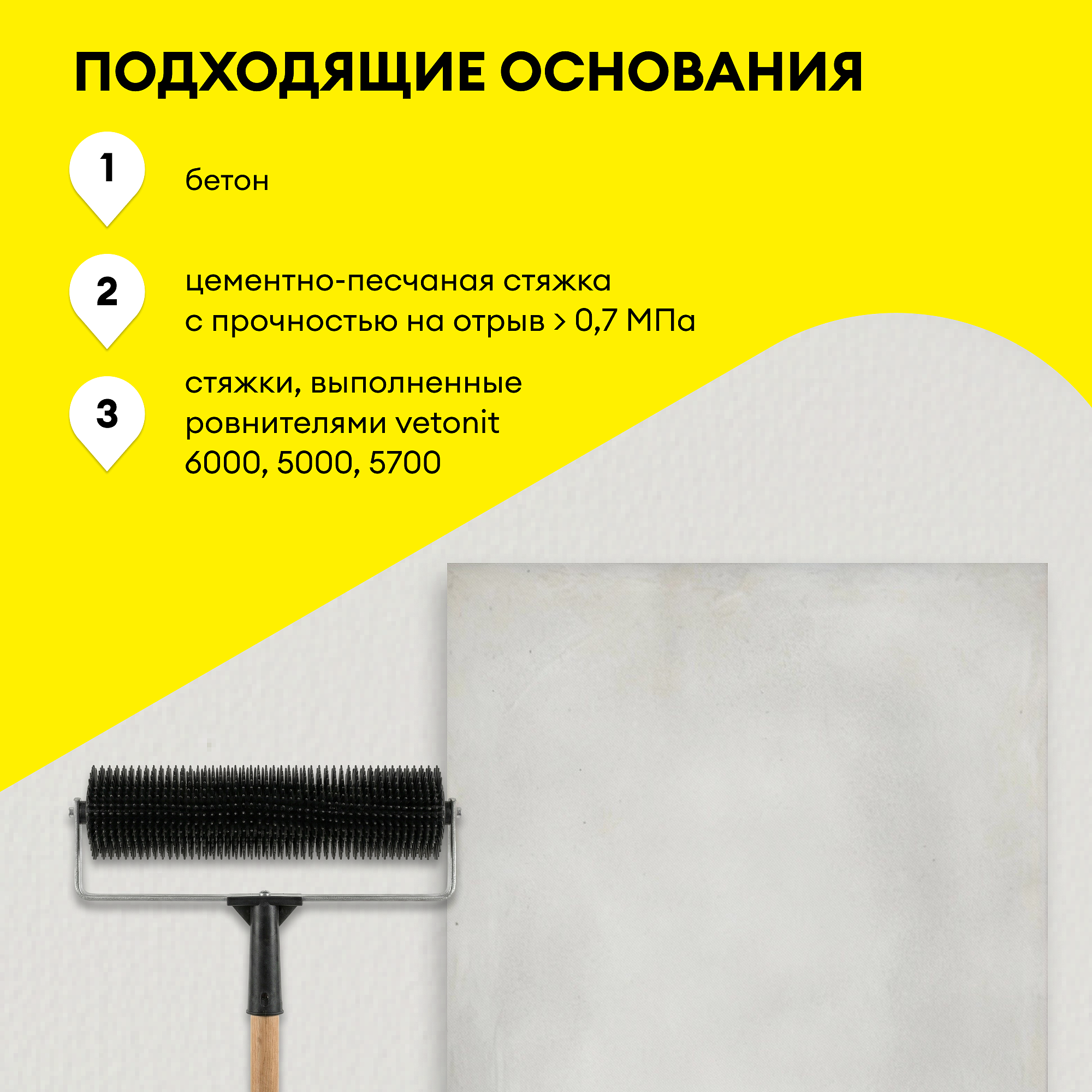 ВЕТОНИТ Фаст 4000 универсальный наливной пол (20кг) - 6 — в интернет-магазине «Ремонт 3000»