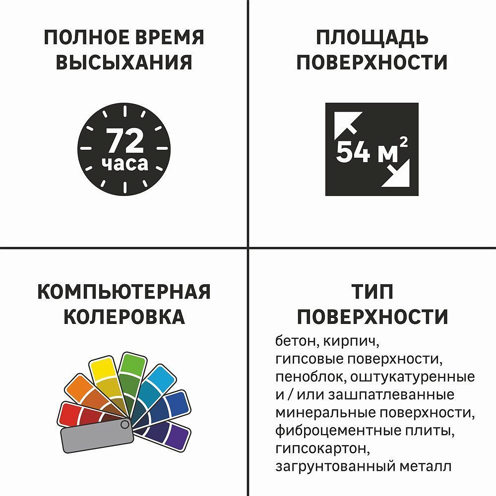 ЛАКСЕН база А белая краска фасадная всесезонная (9л) - 2 — в интернет-магазине «Ремонт 3000»