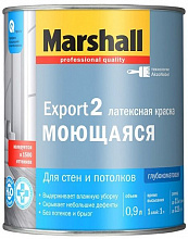 МАСТЕРЛАЙН (МАРШАЛЛ) Экспорт-2 база BC под колеровку краска для стен и потолков (0,9л) — в интернет-магазине «Ремонт 3000»
