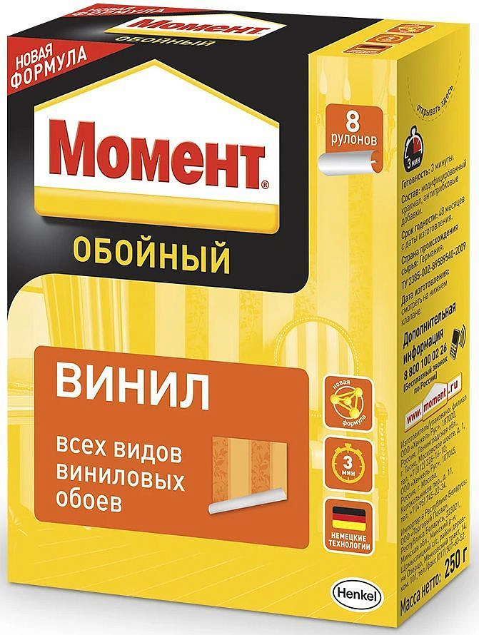 МОМЕНТ Винил клей обойный (250г) — в интернет-магазине «Ремонт 3000»