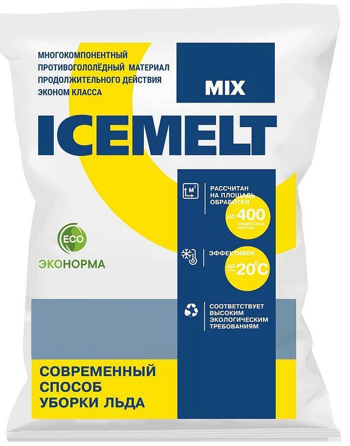 АЙСМЕЛТ Микс реагент противогололедный до -20C (25кг) — в интернет-магазине «Ремонт 3000»