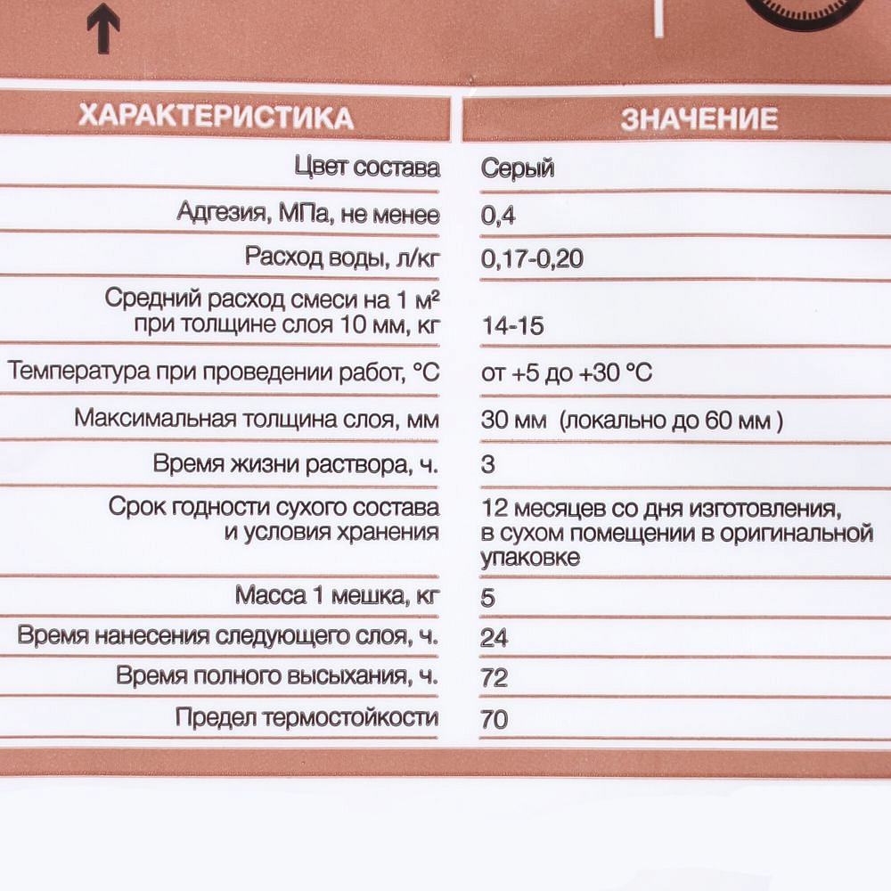 АКСТОН штукатурка цементная (5кг) - 2 — в интернет-магазине «Ремонт 3000»