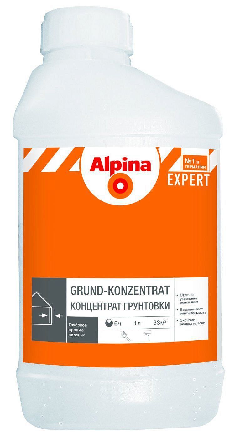АЛЬПИНА Эксперт Грунт-концентрат универсальный (1л) — в интернет-магазине «Ремонт 3000»