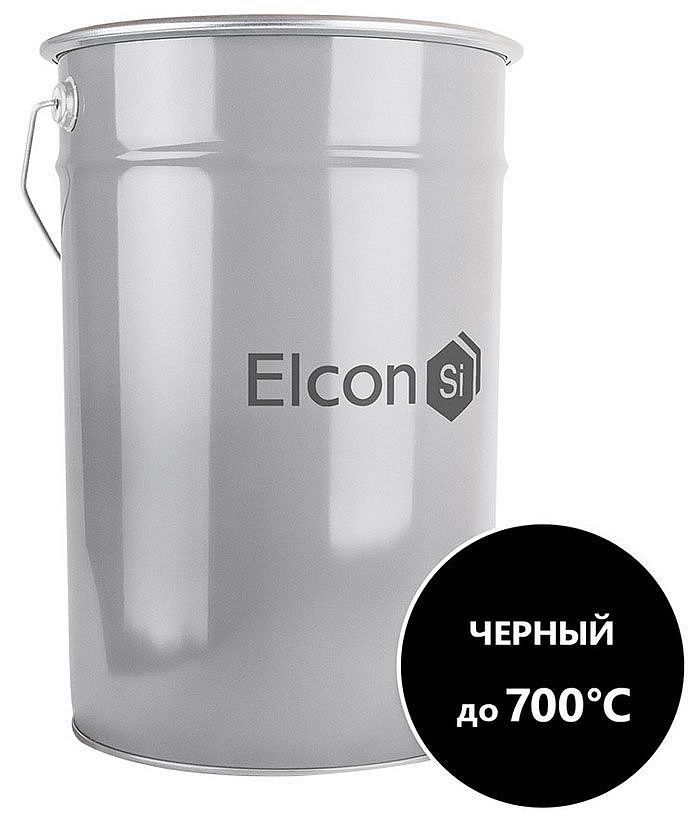 ЭЛКОН Макс Терм Эмаль термостойкая 700 градусов черная (25кг) — в интернет-магазине «Ремонт 3000»