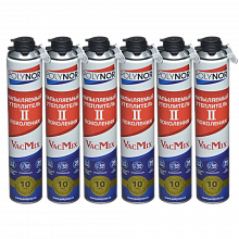 ПОЛИНОР VacMix комплект напыляемой пены утеплитель (6шт) (15м2) — в интернет-магазине «Ремонт 3000»