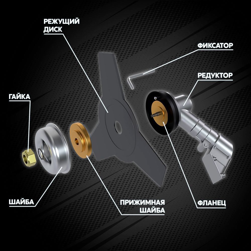 FORTE TOOLS MB52/3 триммер бензиновый 2.2л.с. - 11 — в интернет-магазине «Ремонт 3000»