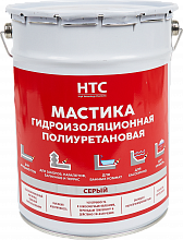 HTC мастика гидроизоляционная полиуретановая (6кг) серая — в интернет-магазине «Ремонт 3000»