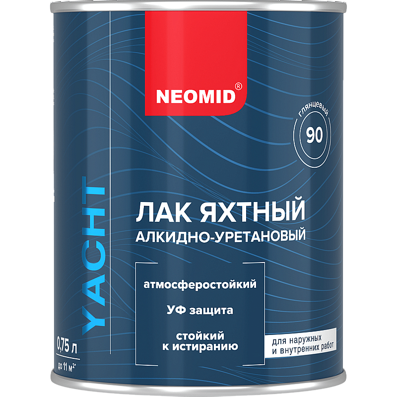 НЕОМИД Яхтный лак алкидно-уретановый (2л) полуматовый — в интернет-магазине «Ремонт 3000»
