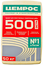 ЕВРОЦЕМЕНТ Цемрос цемент ЦЕМ II/А-Ш 42,5Н М-500 Д20 (50кг) — в интернет-магазине «Ремонт 3000»