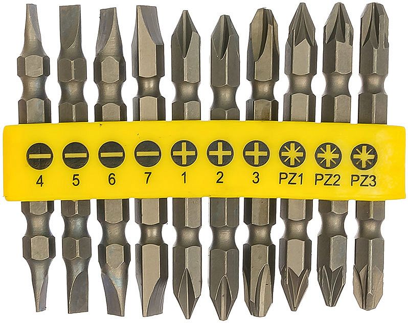 БИБЕР 84942 Набор бит 10 предметов (10шт) — в интернет-магазине «Ремонт 3000»