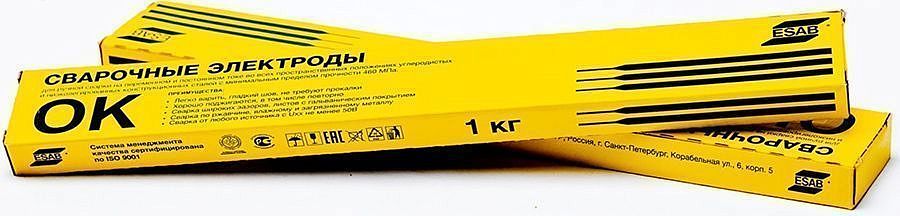 ESAB cварочные электроды OK 46 2мм (1кг) - 1 — в интернет-магазине «Ремонт 3000»