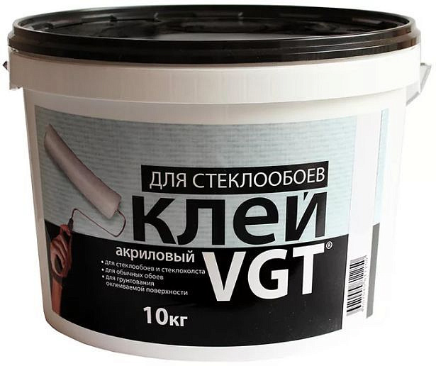 ВГТ клей акриловый для стеклообоев (10кг) — в интернет-магазине «Ремонт 3000»
