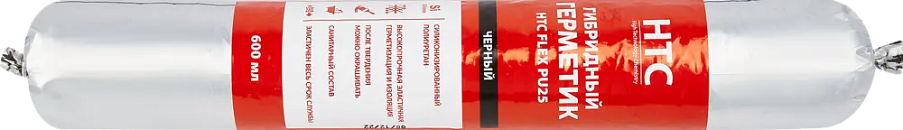 HTC Flex PU-25 герметик гибридный чёрный (0,6л) - 1 — в интернет-магазине «Ремонт 3000»