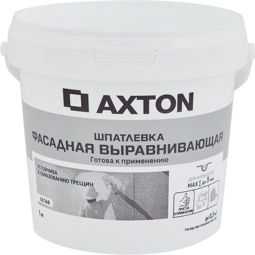 АКСТОН шпатлевка фасадная (1кг) — в интернет-магазине «Ремонт 3000»