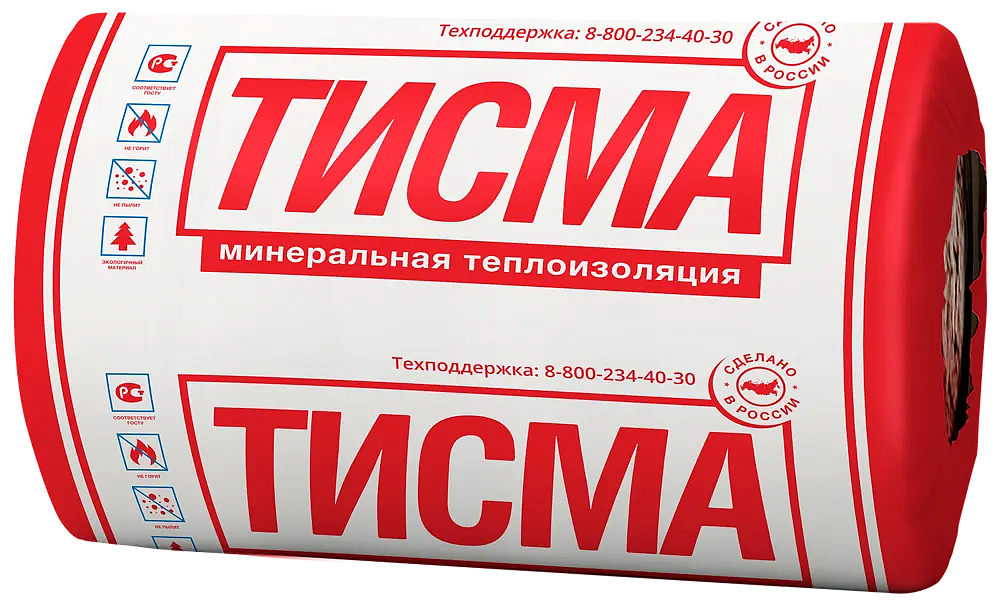 КНАУФ Тисма утеплитель 8300х600х50мм (10м2) (0.498м3) (2шт) — в интернет-магазине «Ремонт 3000»