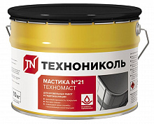 ТЕХНОНИКОЛЬ Техномаст №21 Мастика гидроизоляционная кровельная (10кг) — в интернет-магазине «Ремонт 3000»