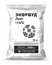 ЭКОРОУД Лайт реагент противогололедный -15С (25кг) — в интернет-магазине «Ремонт 3000»