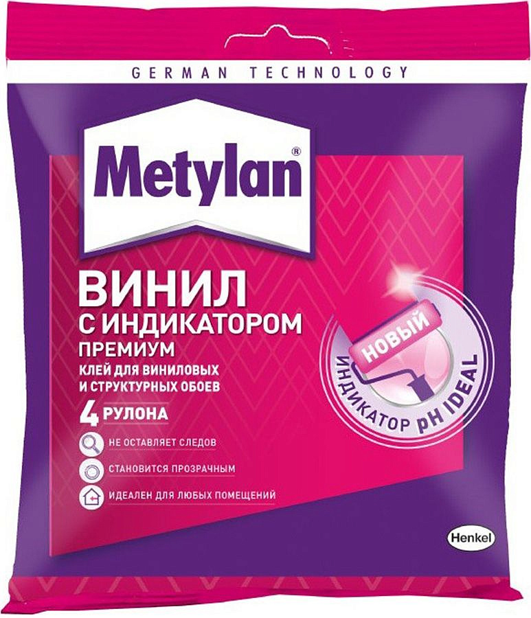 МЕТИЛАН Винил Премиум с индикатором клей обойный (100г) — в интернет-магазине «Ремонт 3000»