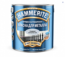 ТОПГРЕЙД / ХАММЕРАЙТ краска по ржавчине серебристая RAL 9006 гладкая (750мл) — в интернет-магазине «Ремонт 3000»