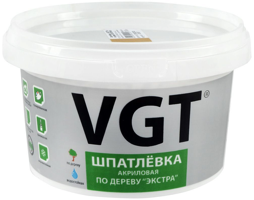 ВГТ шпатлевка экстра по дереву дуб (1кг) — в интернет-магазине «Ремонт 3000»